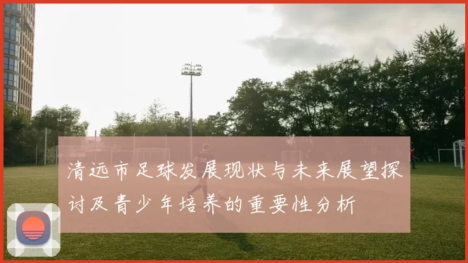 清远市足球发展现状与未来展望探讨及青少年培养的重要性分析